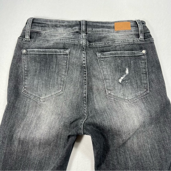 Judy Blue JB84151 Skinny Distressed Black Wash Jeans Women’s 9/29 NWOT Stretch - Picture 11 of 12